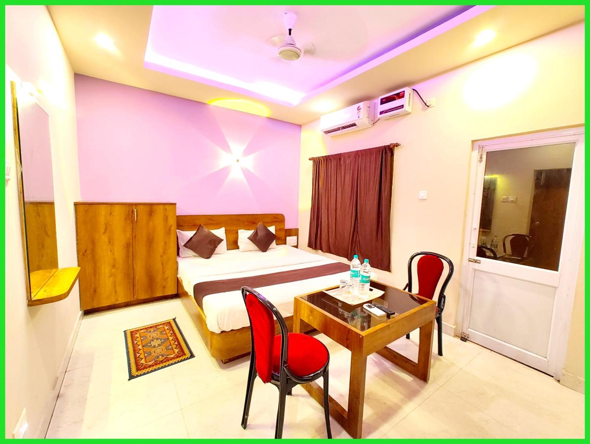 Hotel Blue # Sagar Near Sea - Newly And Decorated With Fully Air Conditioning- Lift & Parking Facilities - Choice Of Travellers 4*